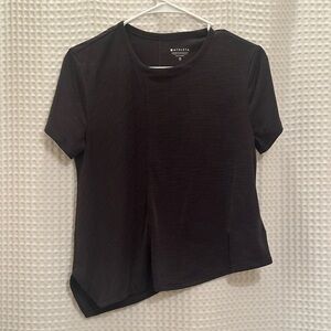 Athleta Women's Charcoal Short Sleeve Tee